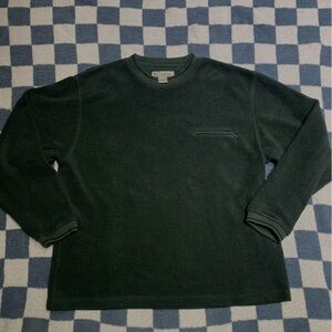 SOLD - vintage forest green wind river sherpa crewneck